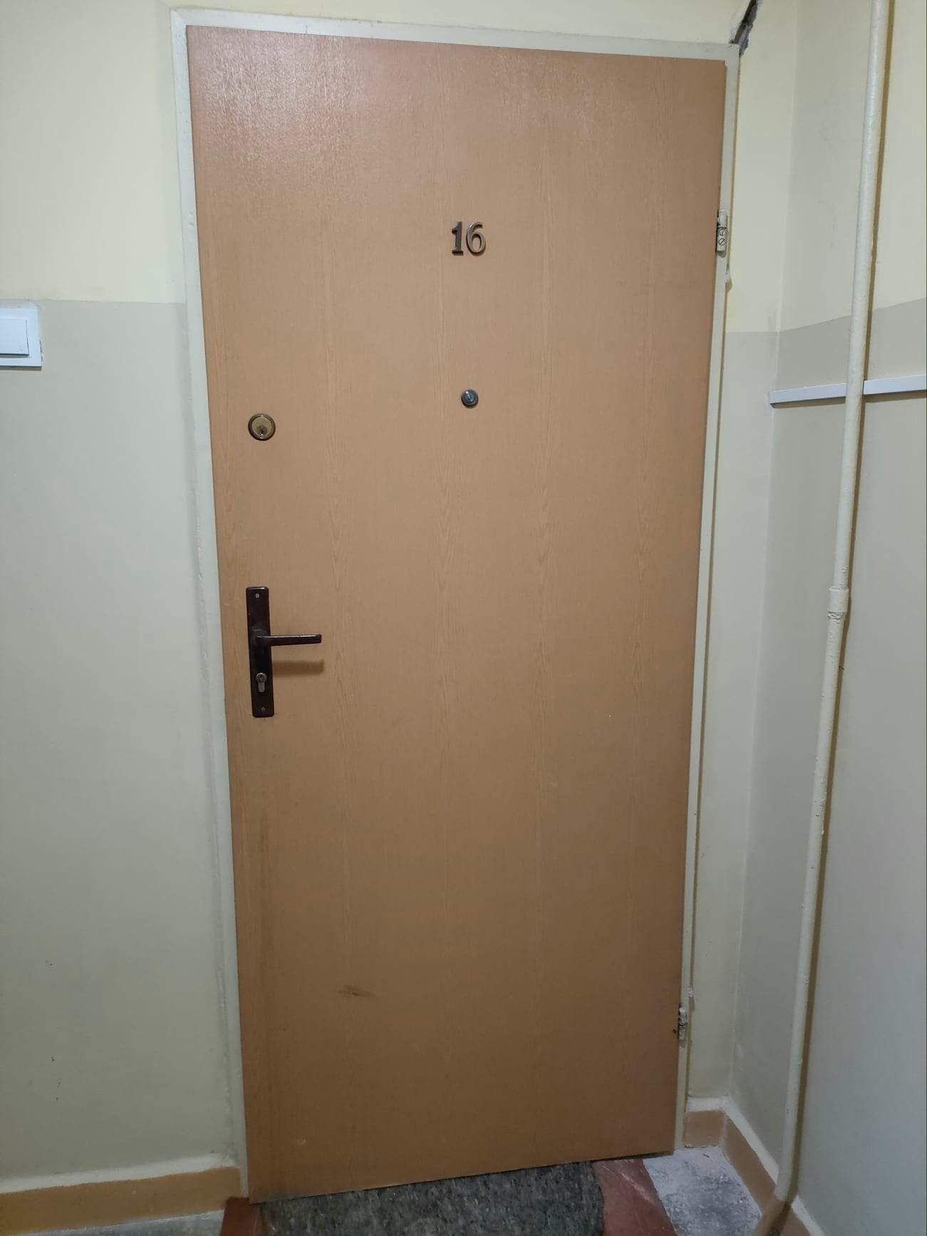 Drzwi zewnętrzne wejściowe z futryna metalową