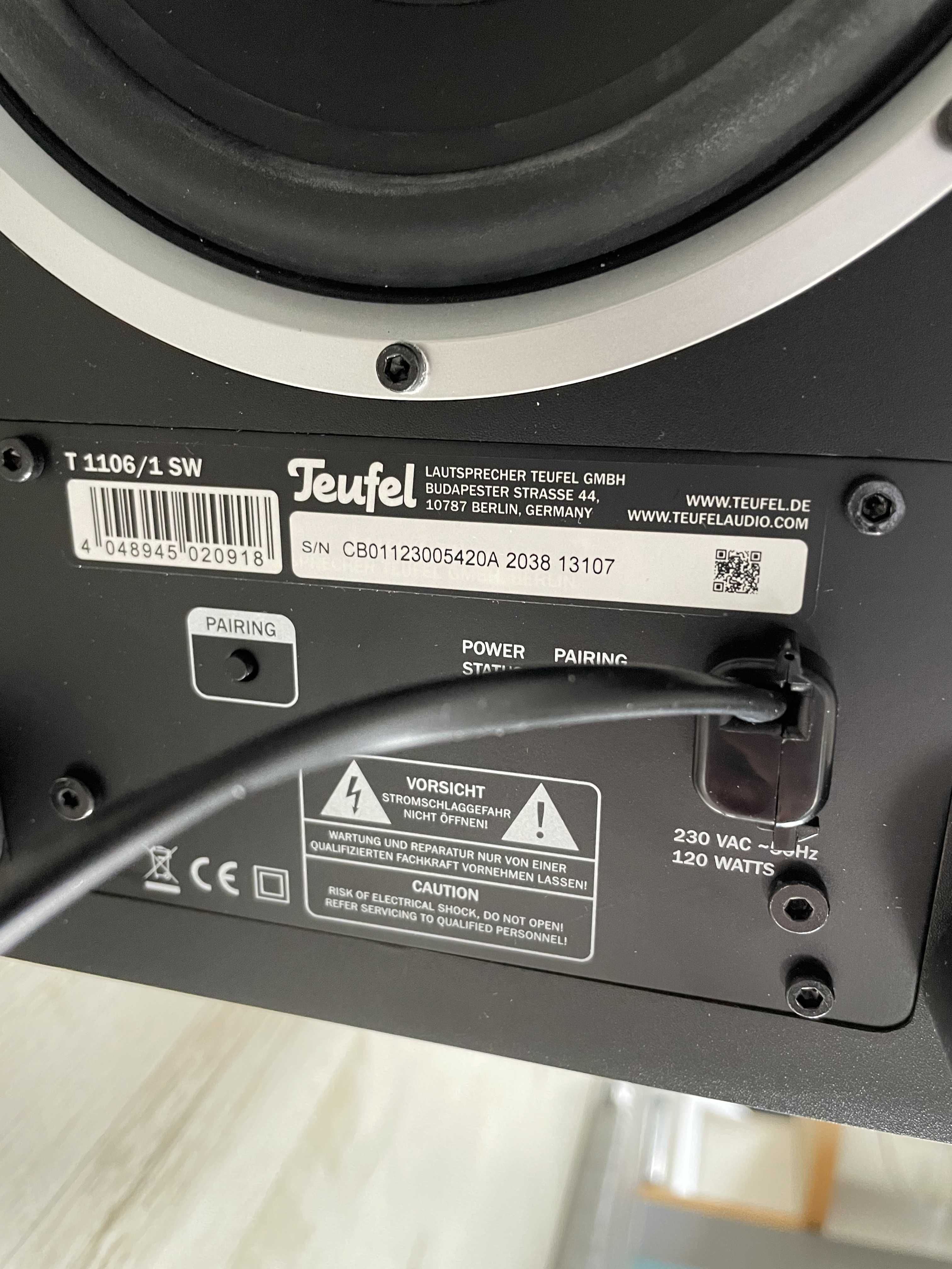 ŚWIETNY STAN subwoofer aktywny Teufel T 1106/1 SW