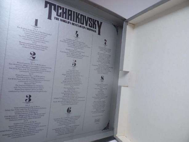 Tchaikovsky caixa com 8 discos vinil