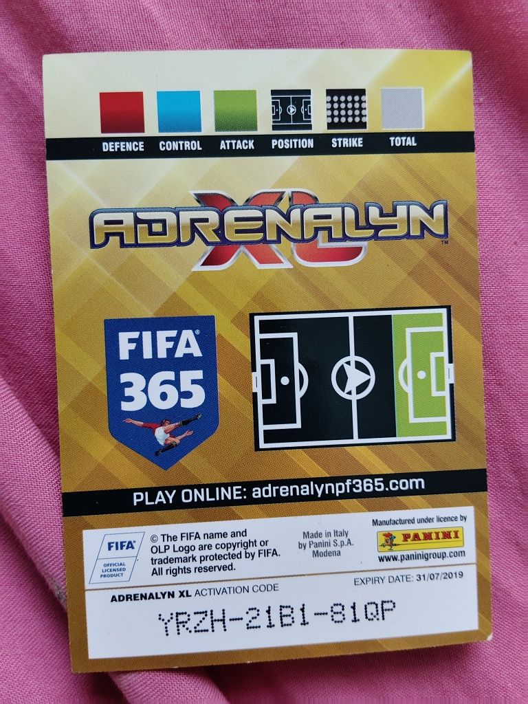 Karta Griezmann Panini 2019 rok