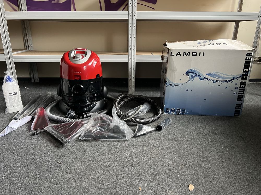 Odkurzacz  z filtrem wodnym, piorący Lambii Lambli