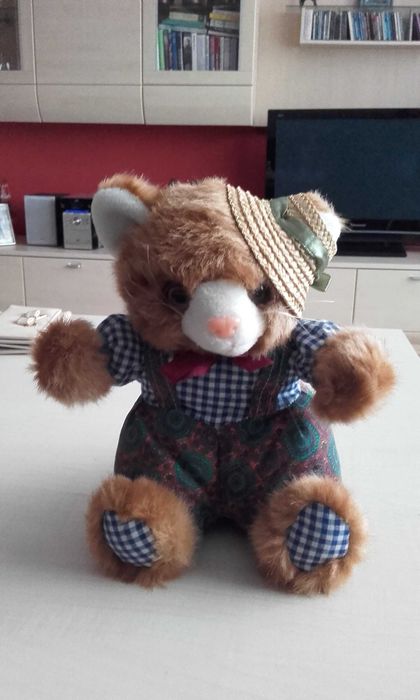 Maskotka kotek, miękka