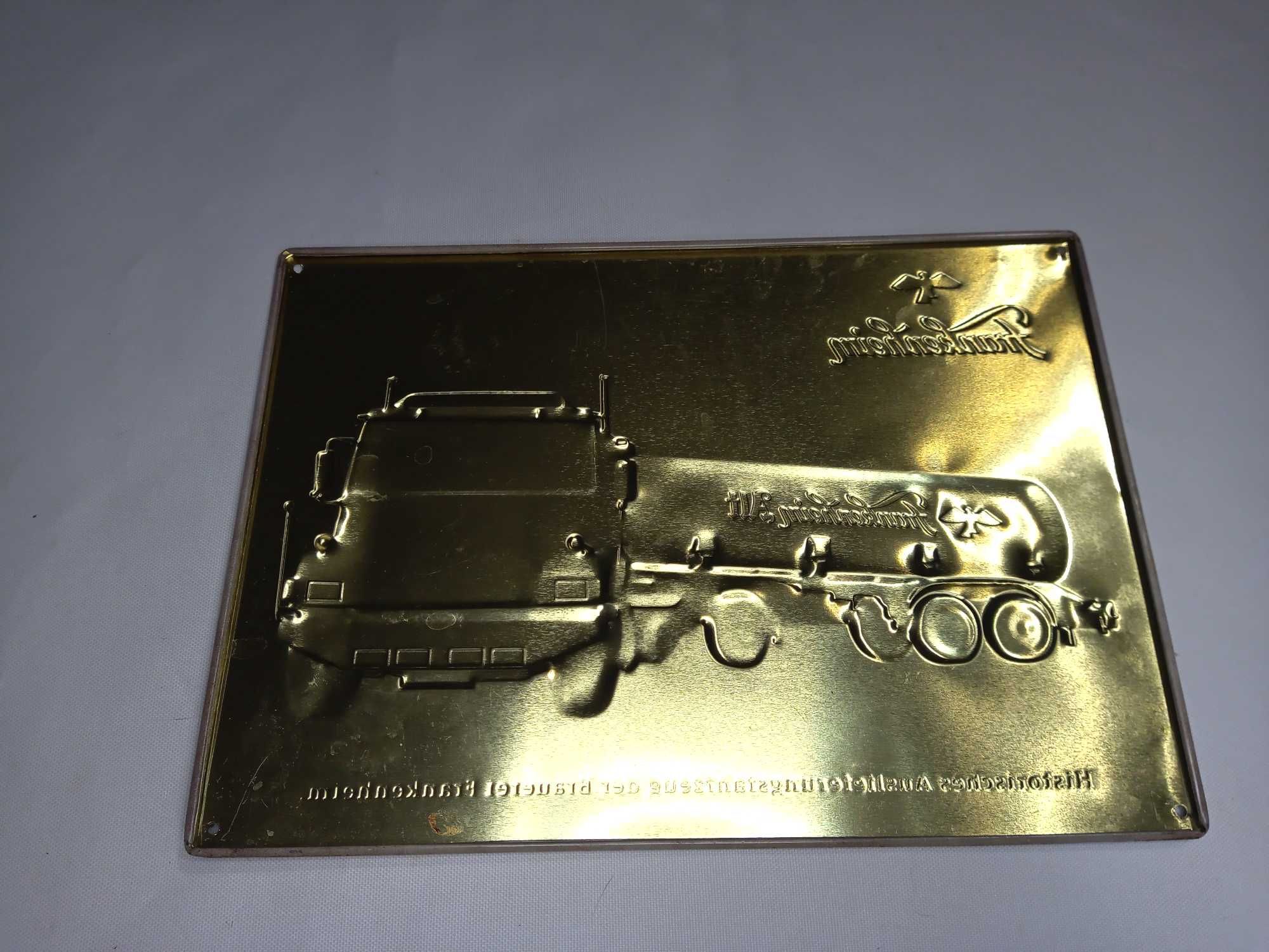 Szyld reklamowy Frankenheim Tabliczka piwna metalowa Browar Reklama