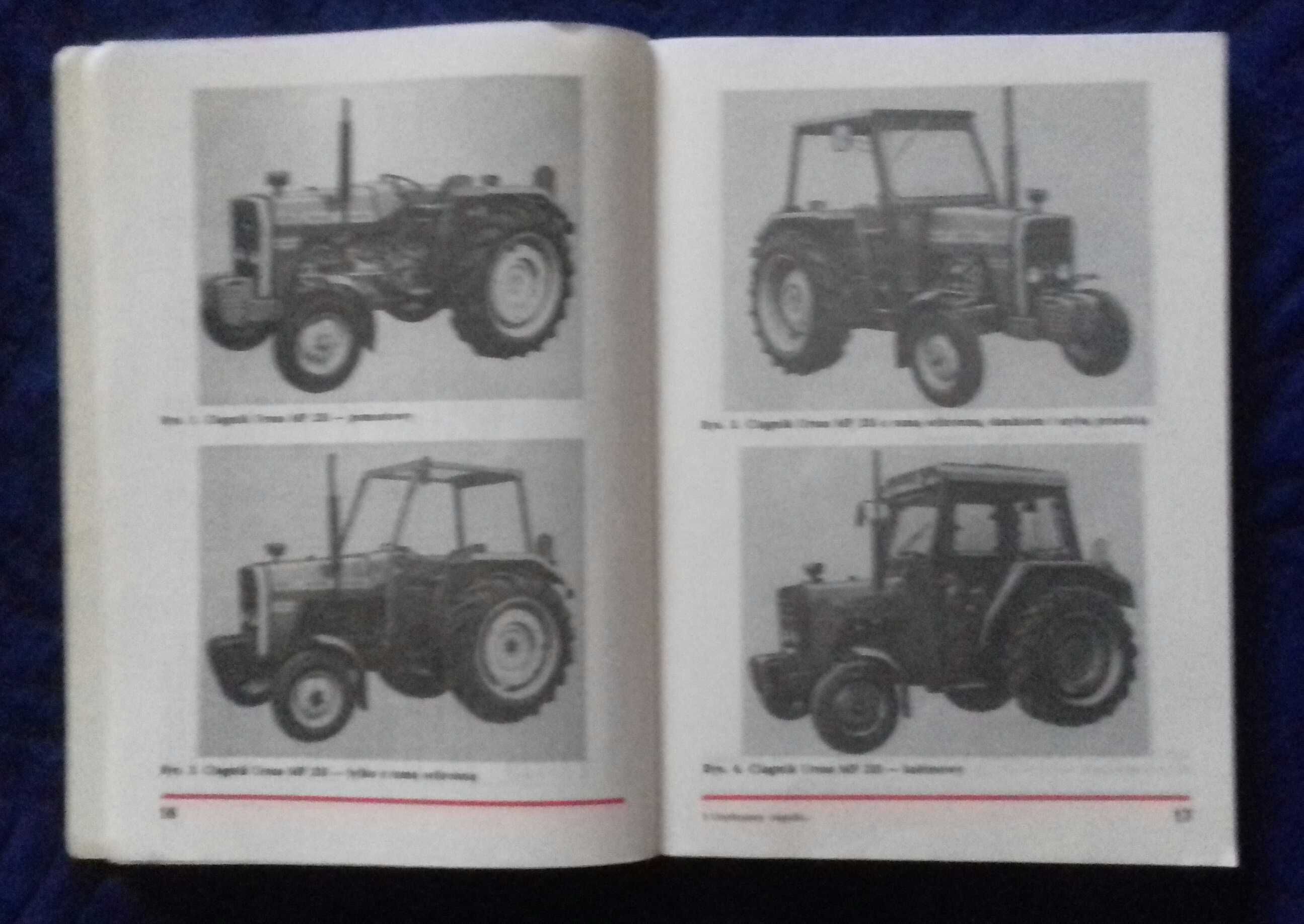 Ciągnik traktor Ursus MF  235 255 instrukcja obsługi MF 275 500