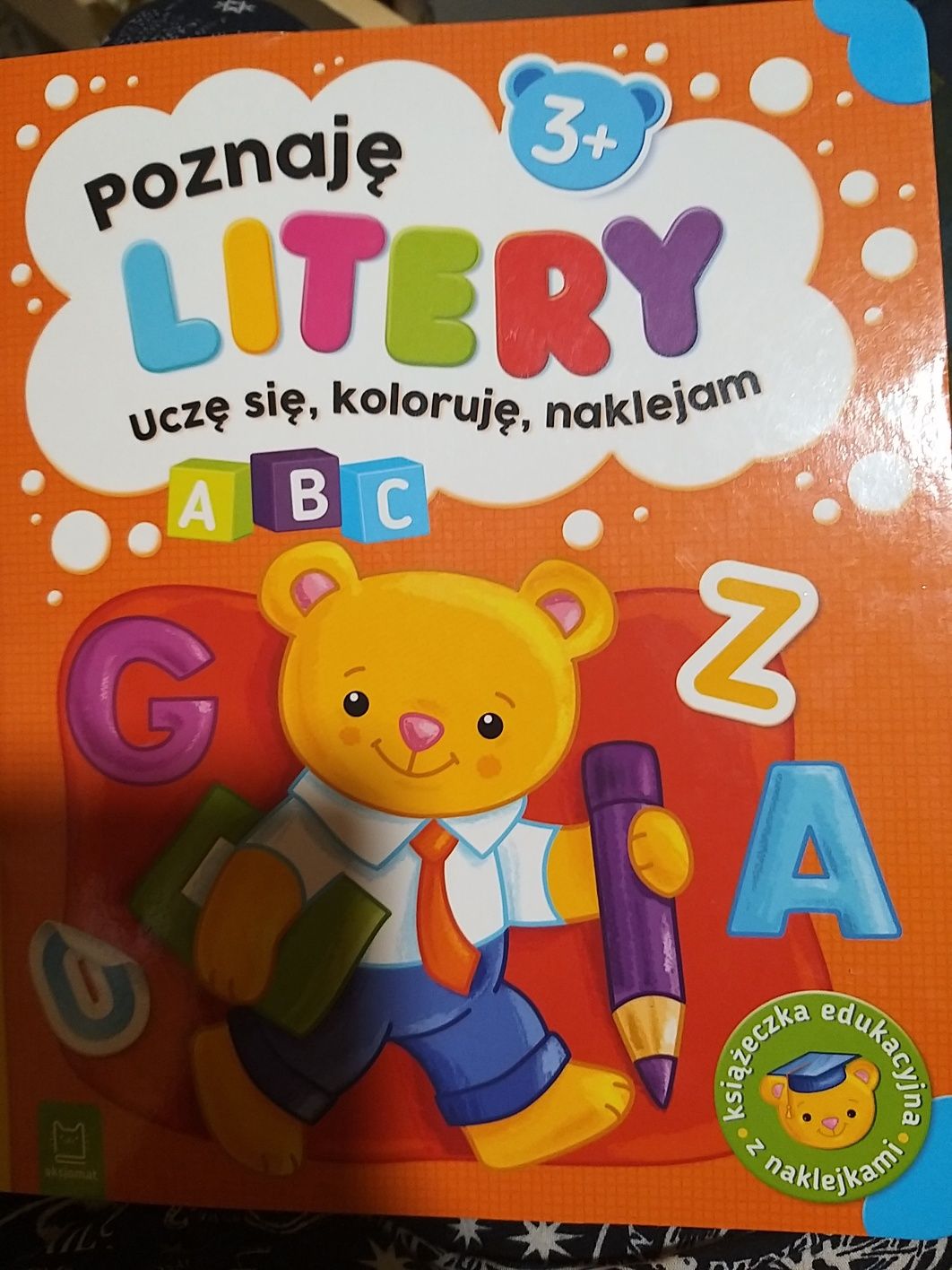 NOWE Zestaw książeczki kolorowanki naklejki litery cyfry samochody 3+