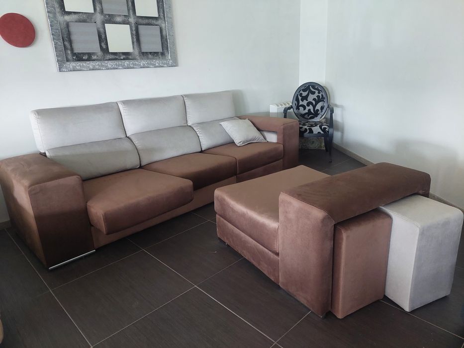 Sofá com chaiselong