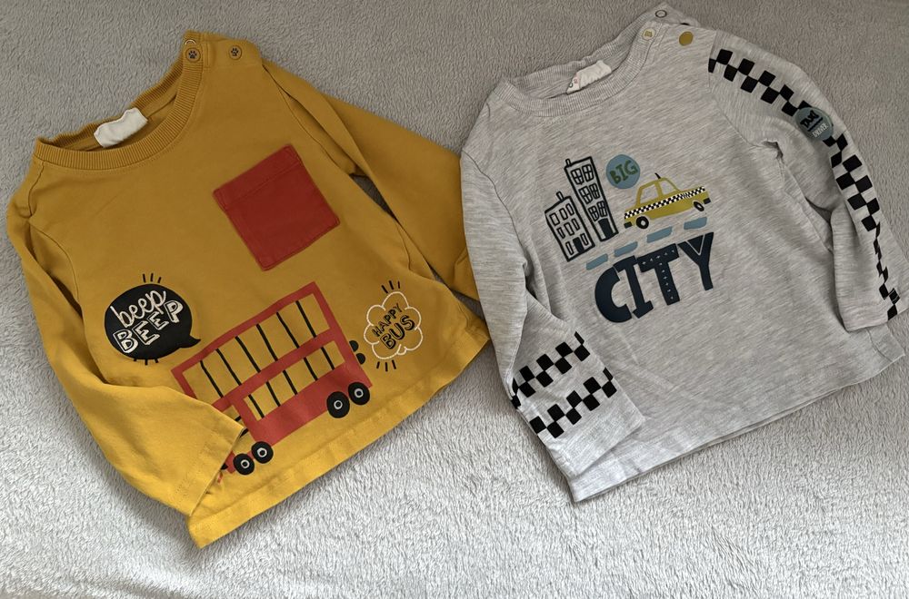 Paka ubranek dla chłopca rozmiar 80