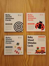 Pack4 Coleção Cartões Estimulação Visual Para Bebés | 0 aos 36 meses