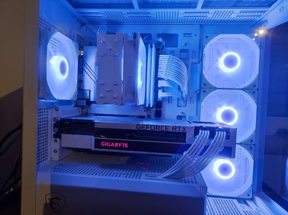 PC Gaming Ryzen 7500F • RTX 3080 10GB •32GB 6000•1TB NVMe• ARGB Branco