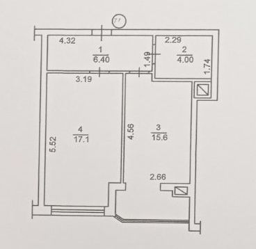 Готова однокімнатна квартира, держ програми Так, єОселя впо