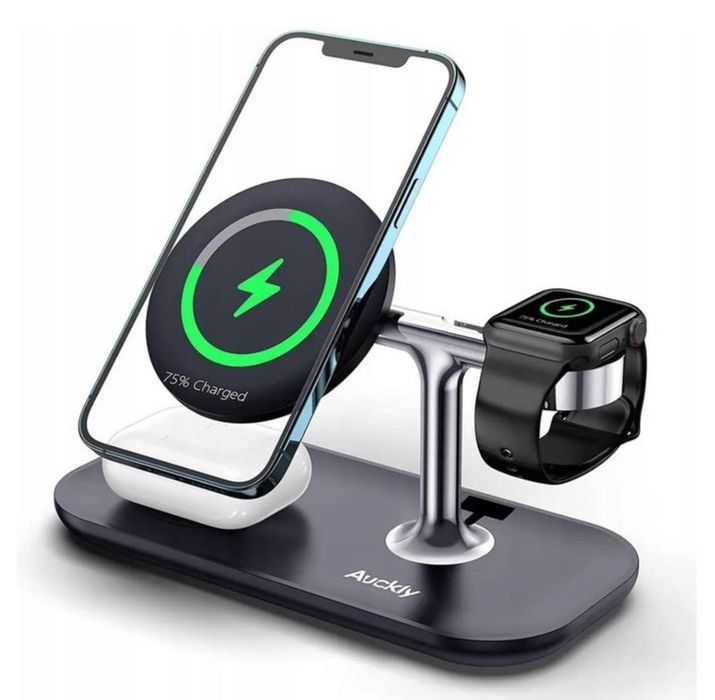 magsafe + apple watch бездротова зарядка станція