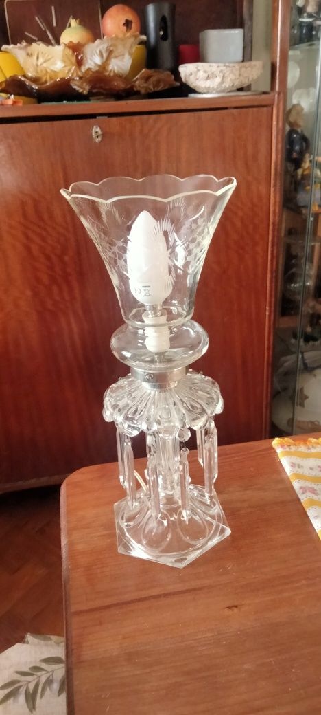 Candeeiro de mesa vidro