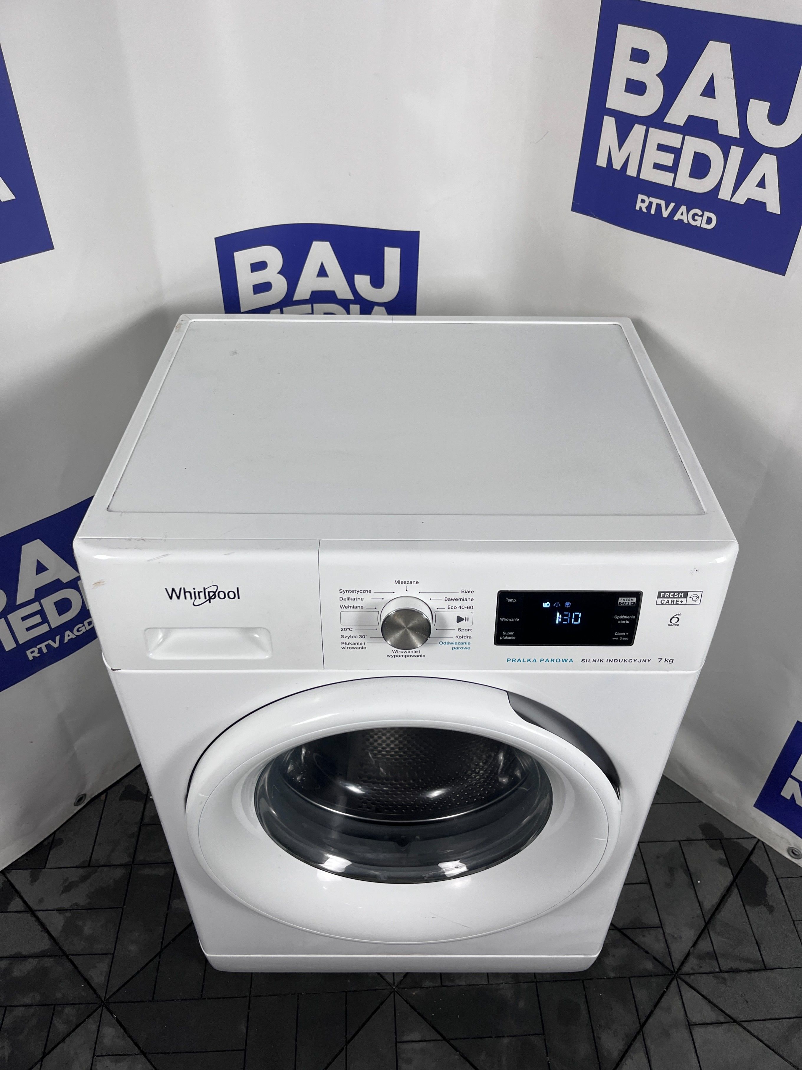 Pralka Whirpool  Fukcje Pary 7 Kg/1200 Ob /A+++ /Dostawa/3Mscgwarancja