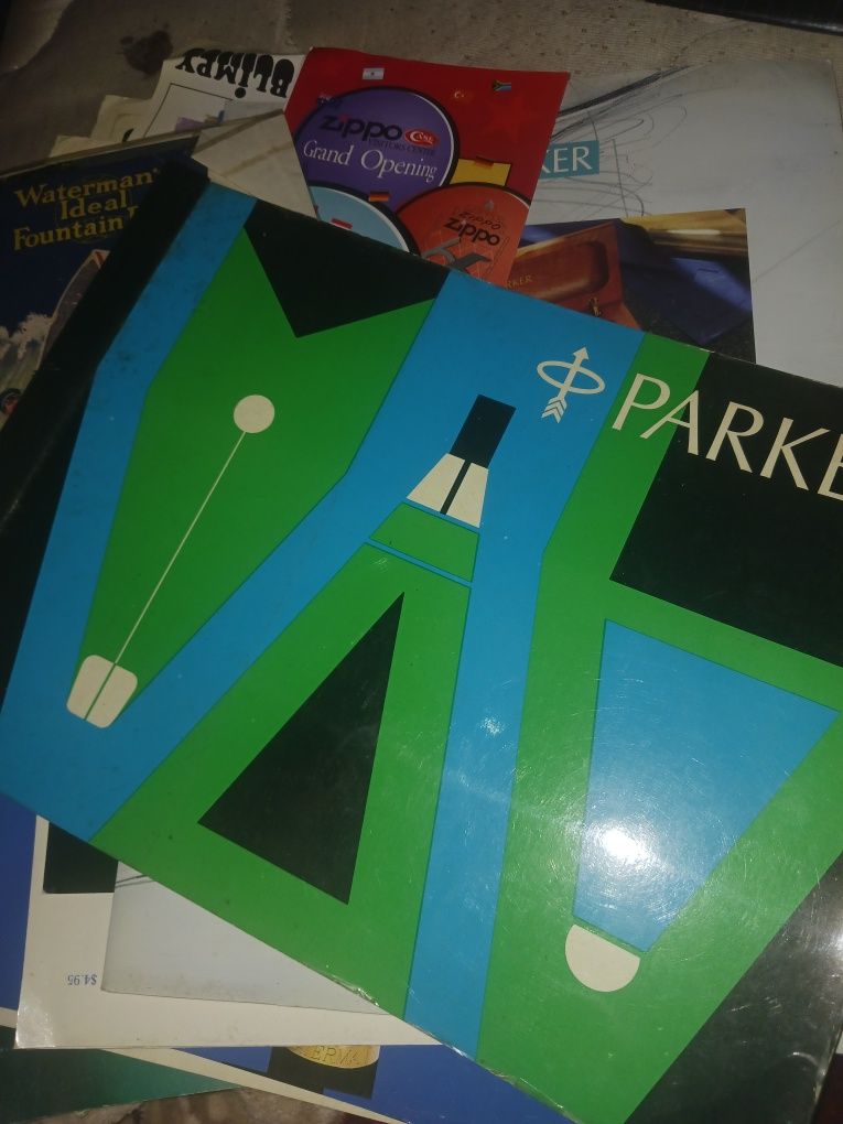Bloco canetas parker