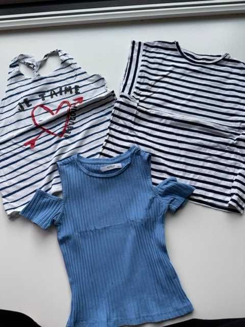 T-shirt top bluzki zestaw 23 szt H&M Zara Reserved Cool club 122 - 134