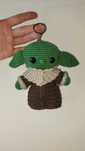 Baby Yoda em crochet