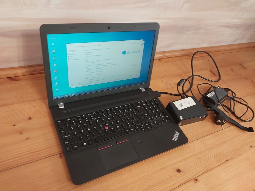Laptop LENOVO E550 i7-5500/16gb RAM,Win 10/ssd 250gb +Stacja dokująca