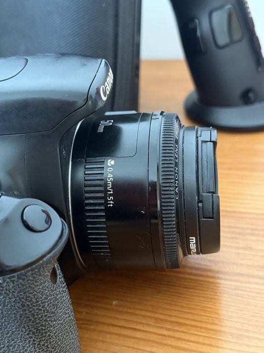 Canon EOS 600D DSLR câmara + 50mm 1.8 UV Haze