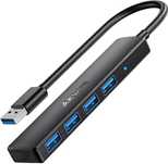 Rozdzielacz ,koncentrator USB, 4 porty USB 3.0 AKWOR