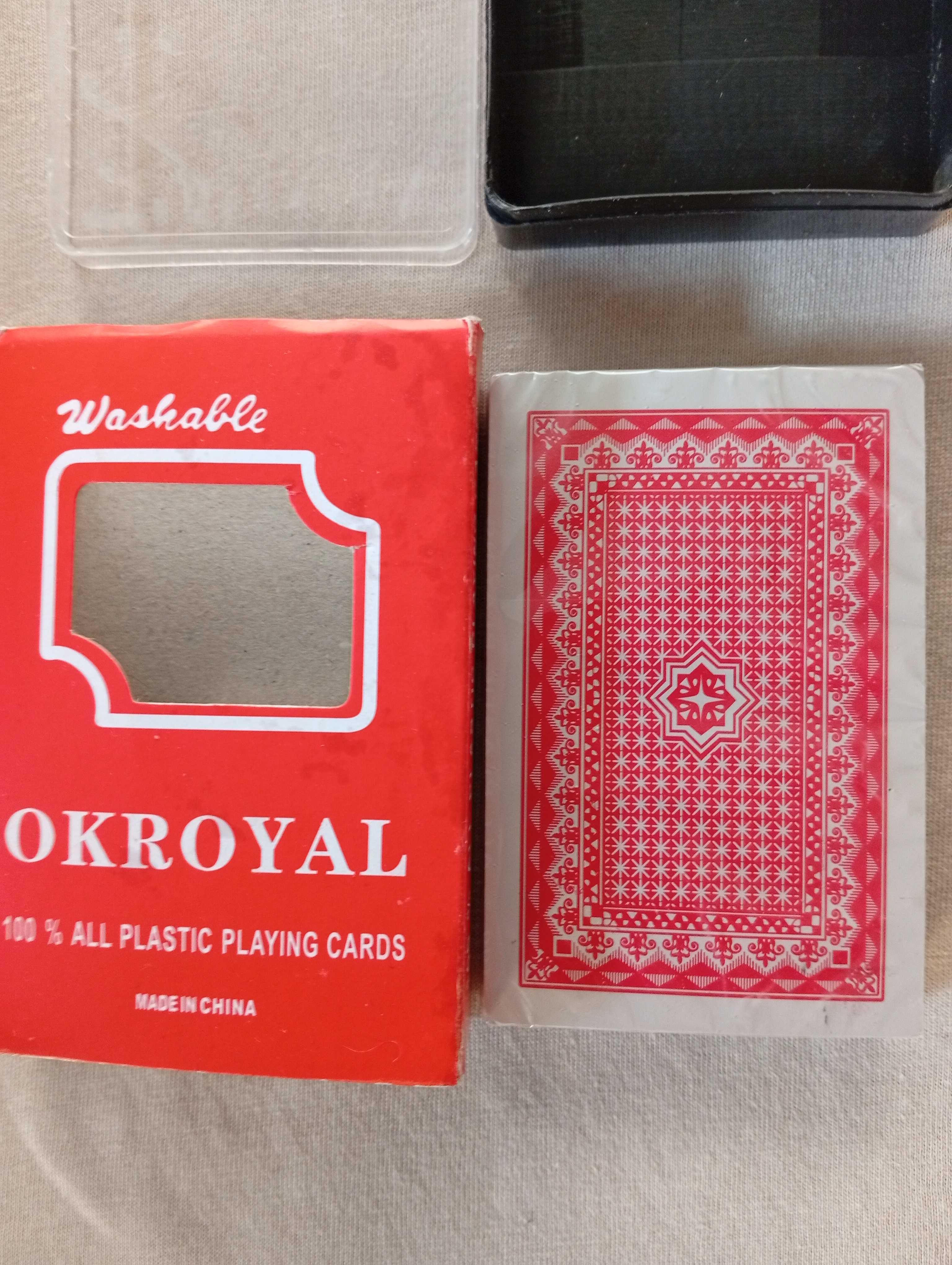 Карты игральные OKROYAL пластиковые