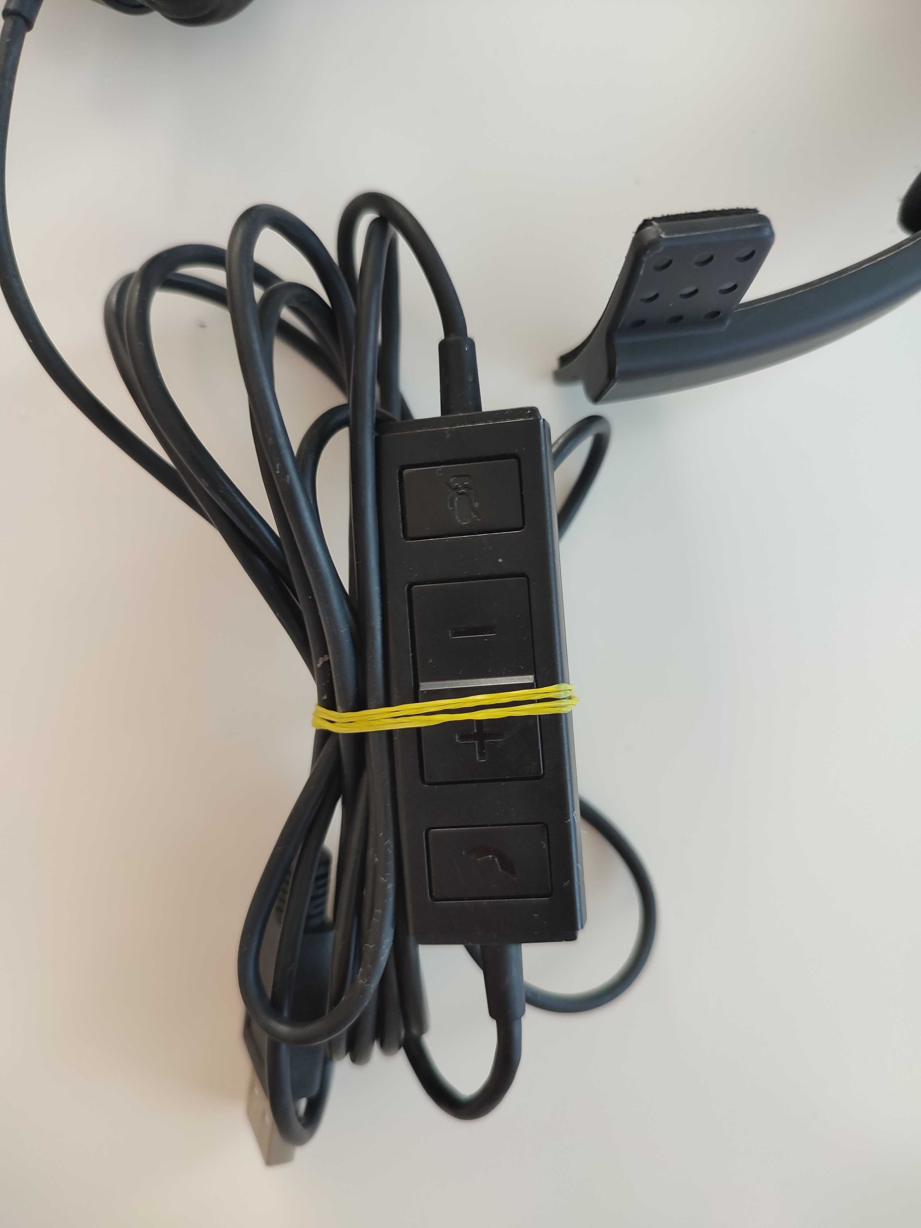 Słuchawki z mikrofonem zestaw słuchawkowy Logitech Mono