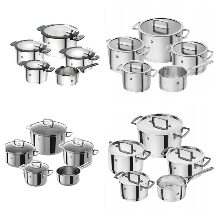 Набір каструль Zwilling Simplify - індукція - нержавіюча сталь - 9 еле
