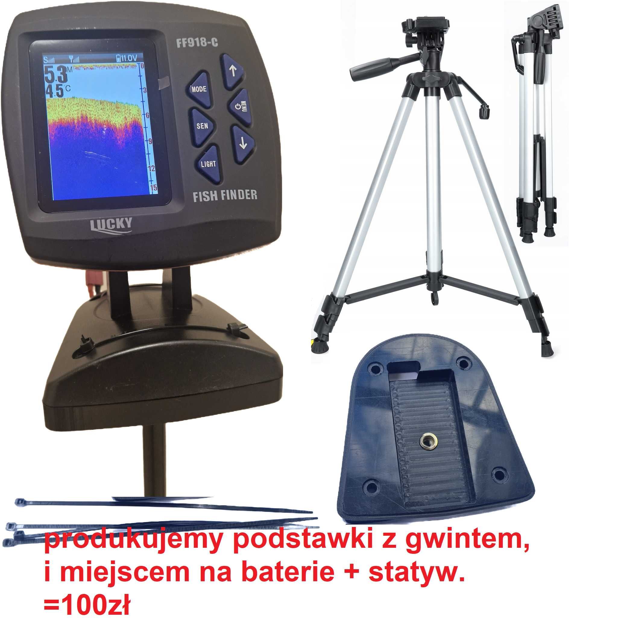 ECHOSONDA BEZPRZEWODOWA ff918 300m 12v do łódka zanętowa