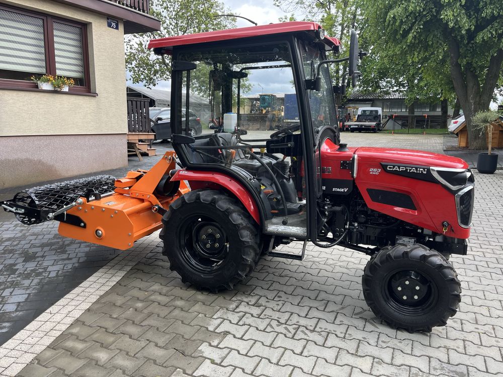 Traktorek z kabiną captain 263 homologacja nowy 4x4 silnik mitsubishi