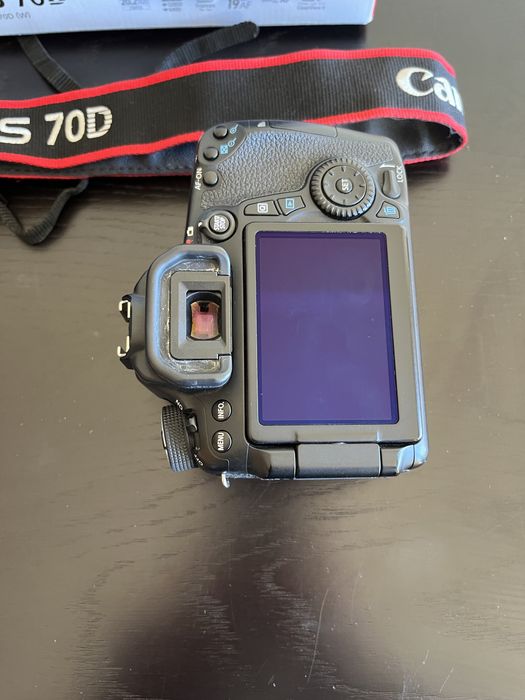 Corpo Canon 70 D - Muito estimada