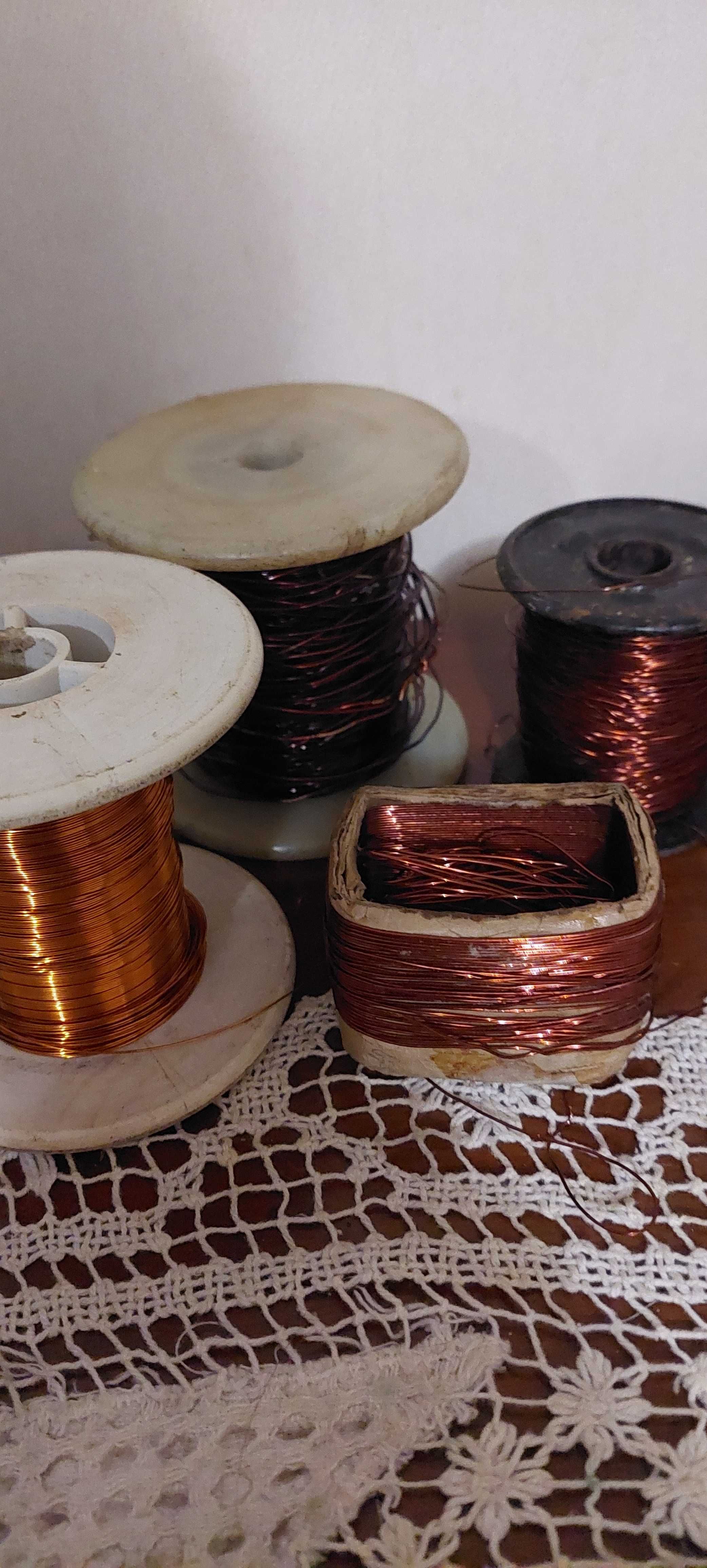 Продам медь, медную проволоку в катушках.