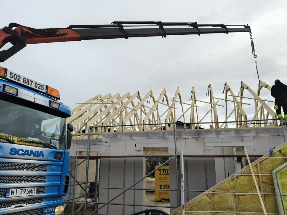 Transport HDS ,Kontenery Modułowe,Morskie,Socjalne,Montaż domkó