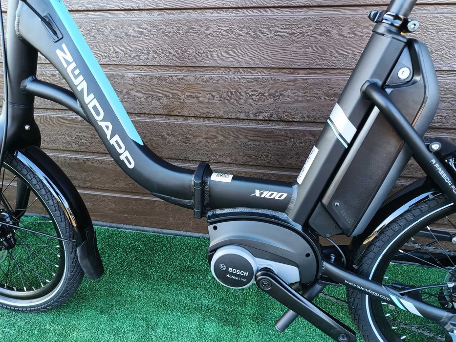 Rower Składak Elektryczny 20" Zundapp X100 Bosch 1x8 Shimano 2xT Nowy