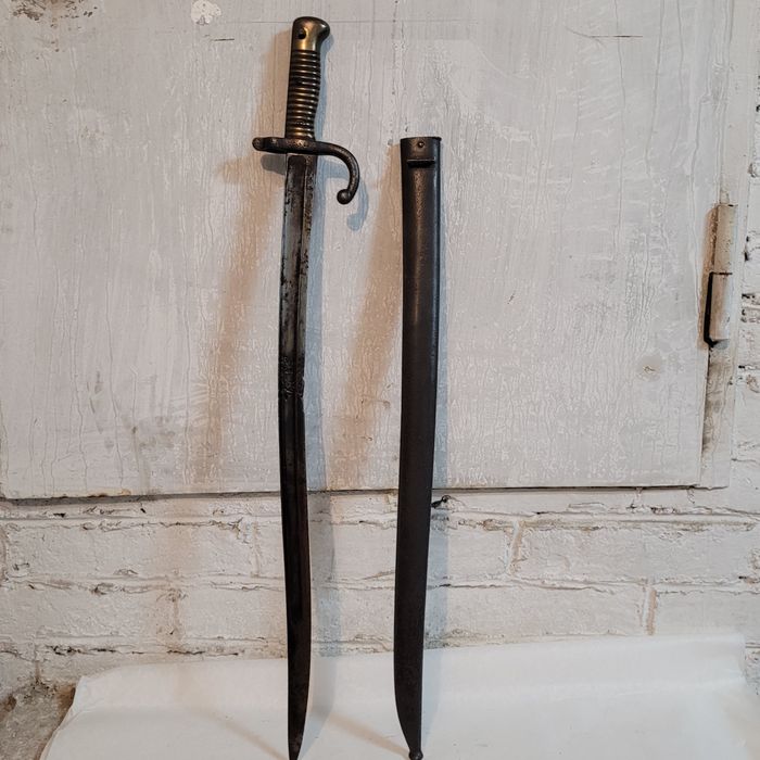 Bagnet chassepot, zgodny, sygnowany z data