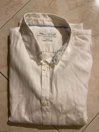 Camisa branca zara 11-12 anos
