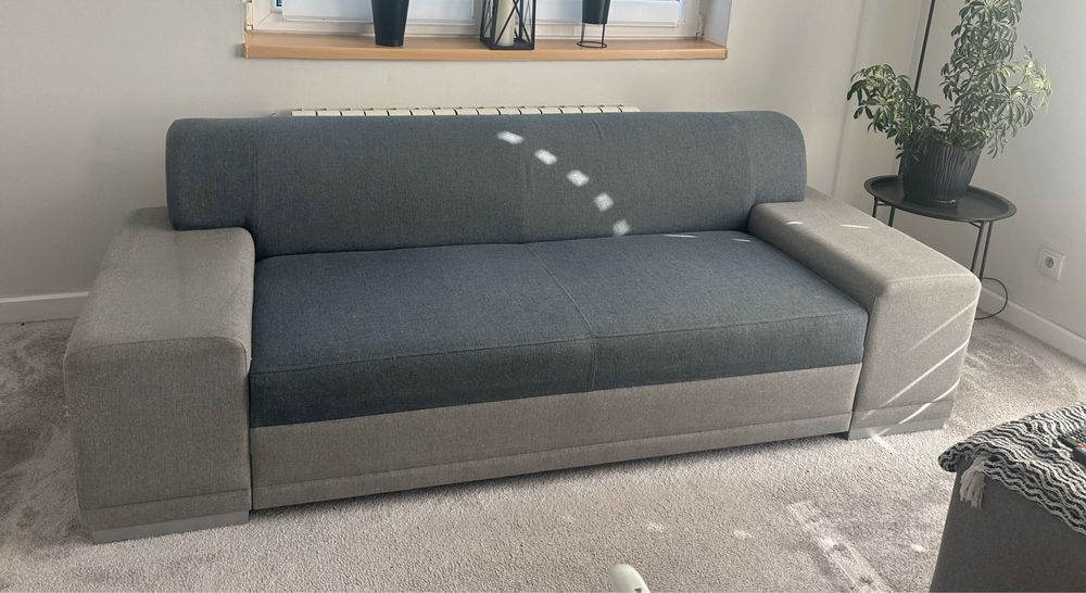 Sofa 3 osobowa szara