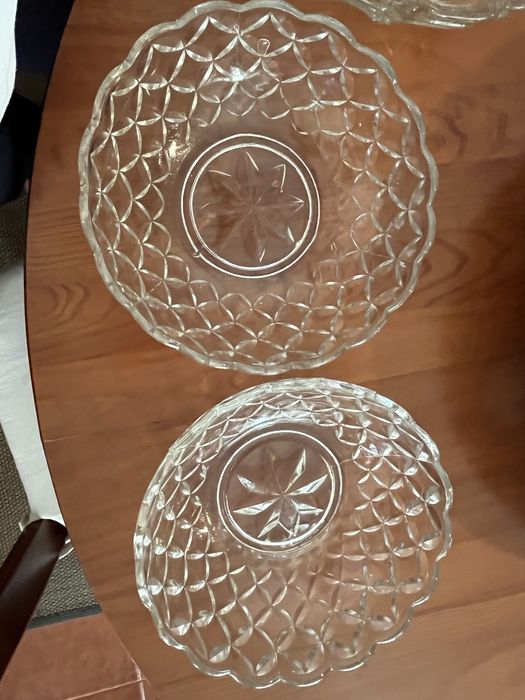 2 Saladeiras em vidro vintage