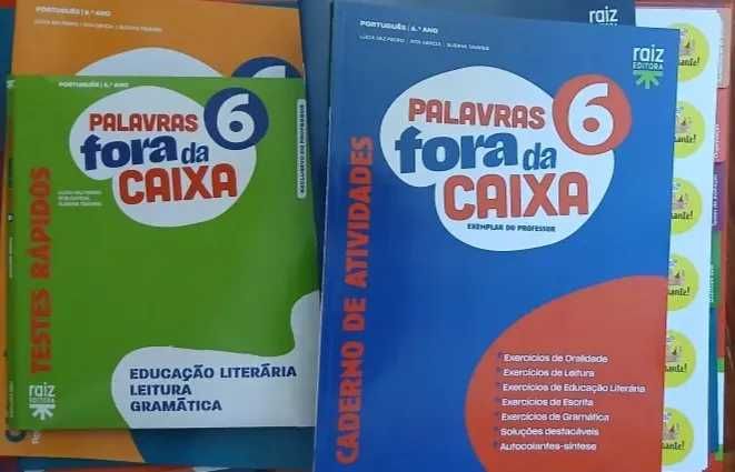 Palavras fora da Caixa 6 Recursos do Manual/Livro do Professor