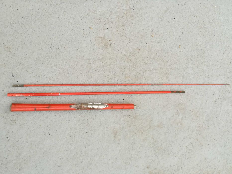 Kolekcjonerska wędka spining wytwórni Sprzęt Rybacki z Warszawy PRL