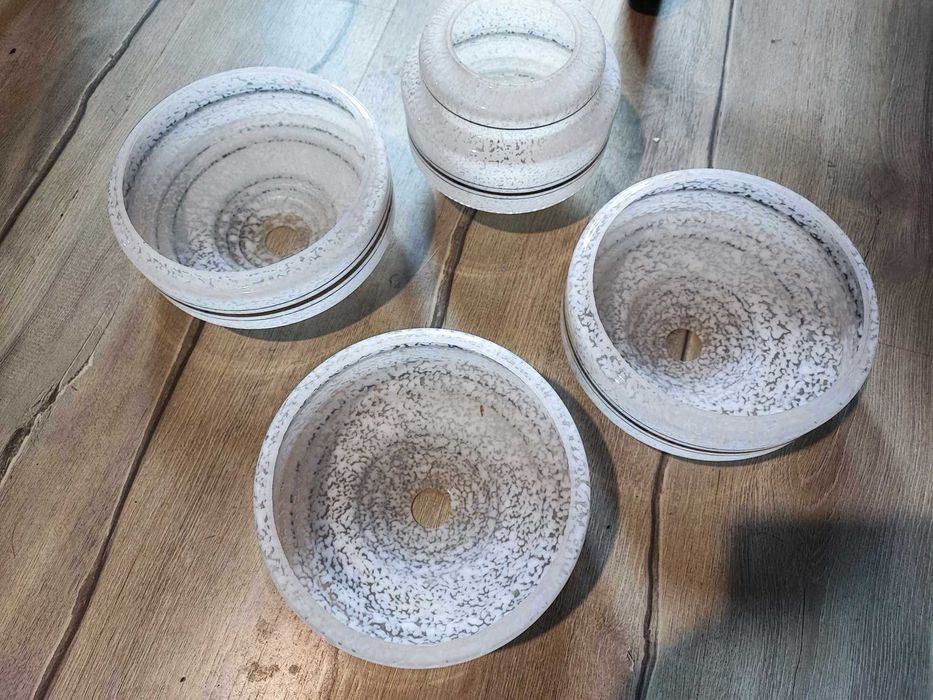 Art deco,niklowany mosiężny żyrandol