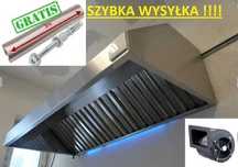 Okap gastronomiczny SD 100x70x40 KażdyWYMIAR Filtr MegaTurbina Wysyłka