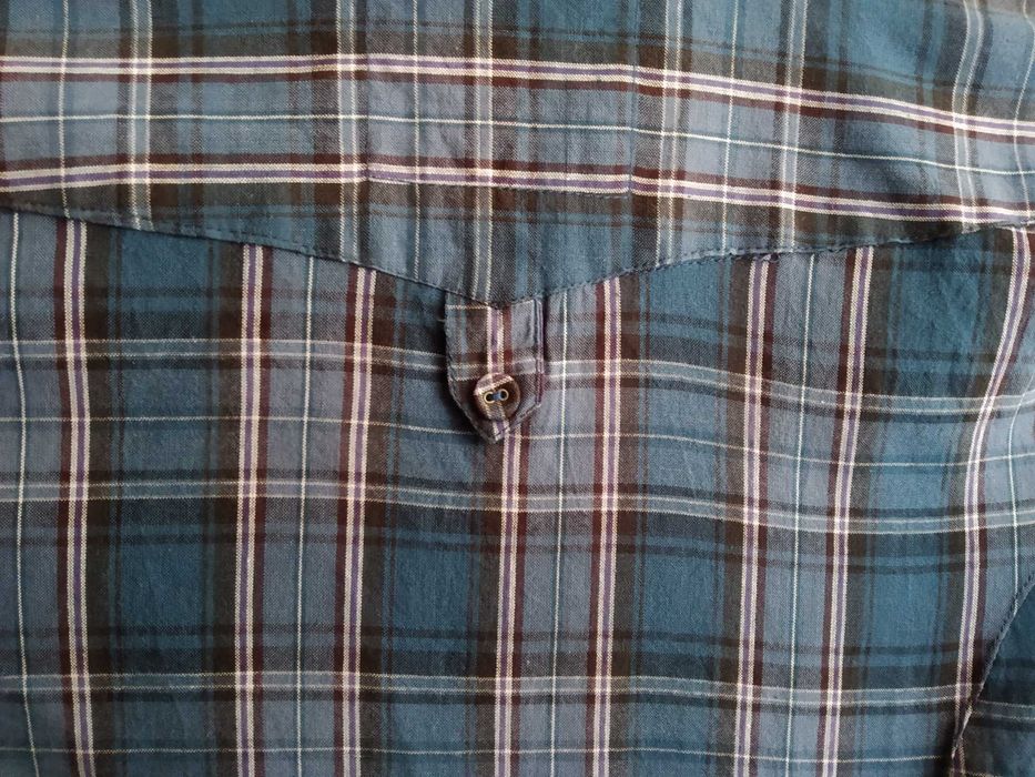 (COMO NOVA, PORTES GRÁTIS) Camisa Azul Macia de Mulher (Tamanho 42)