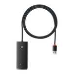 Hub Usb Baseus Lite Series 4X Usb 3.0 5Gbps Do Laptopa Pc 1M Czarny