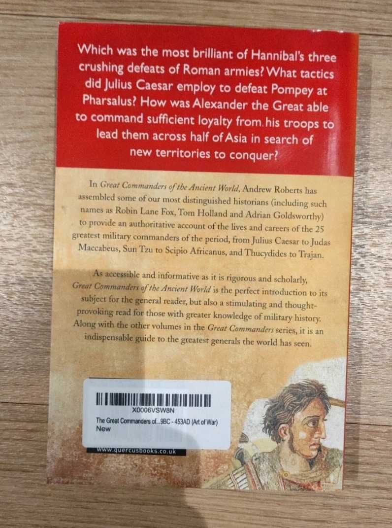 Andrew Roberts Great Commanders Ancient (novo- portes incluídos)