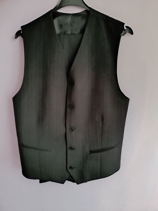 Marynarka i kamizelka od garnituru męski - elegancka