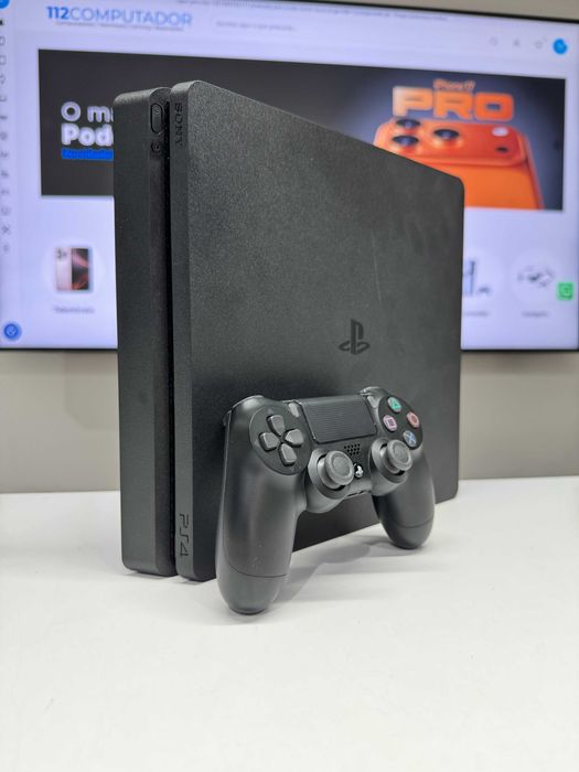 Sony PlayStation 4 Slim 1TB com Comando Original - Loja Ovar