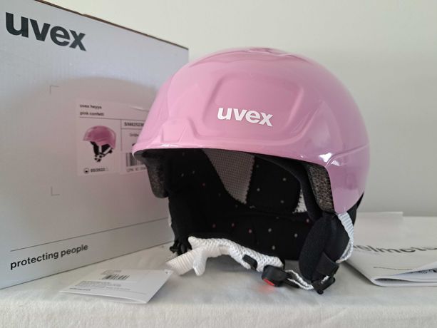 Kask narciarski Uvex Heyya Pink Confetti XS 46-50 cm