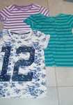 Trzy t-shirty dla dziewczynki