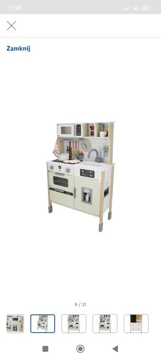 Kuchnia drewniana dziecięca Lidl lupilu Playtive