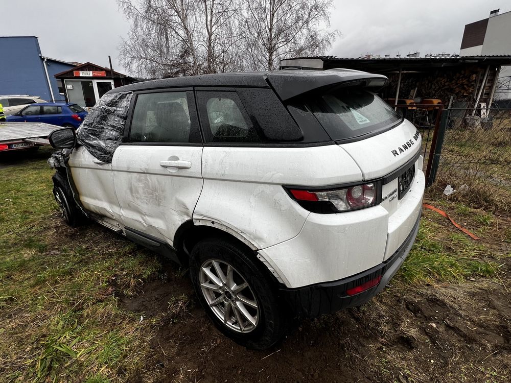 Range Rover Evoque 2.2 diesle Manual Zarejetsrowany Uszkodzony Zamiana