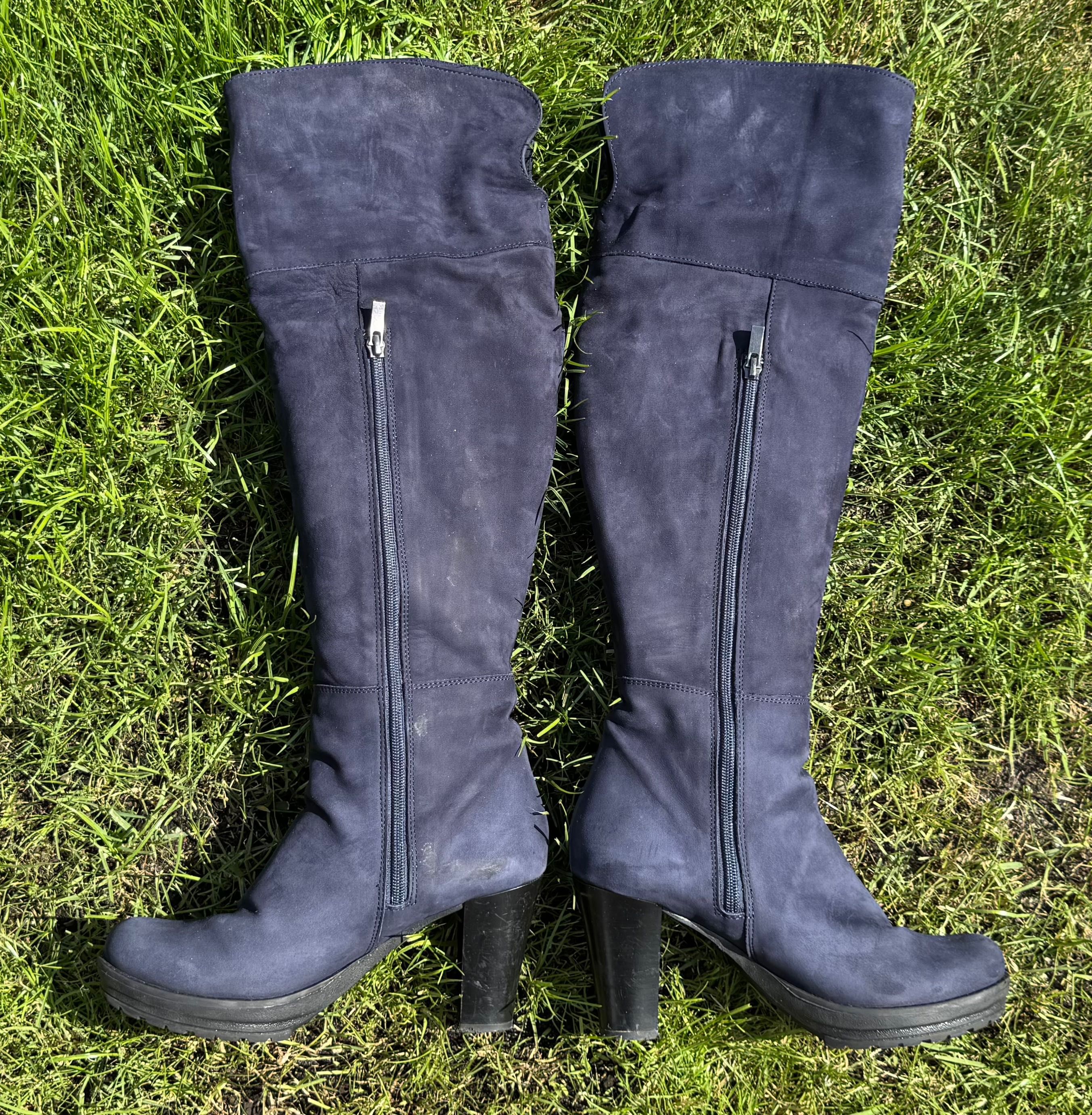 Niebieskie kozaki Zapato 37